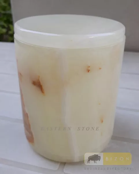 ONYX, MARBLE STONE CANDLE JARS